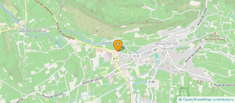 localisation de l'entreprise TERRE DE FAMILLE  BEAUMES-DE-VENISE