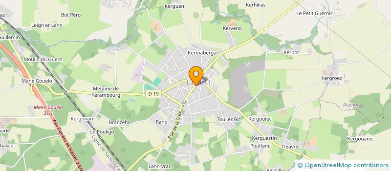 localisation de l'entreprise TERRE DE FELINS  LANDAUL