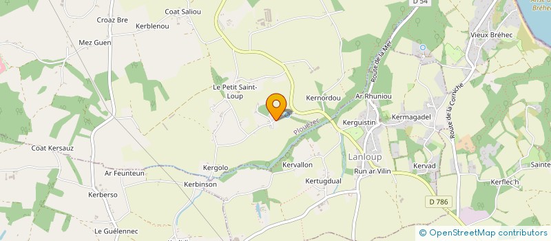 localisation de l'entreprise TERRE DE FEMMES  PLOUEZEC