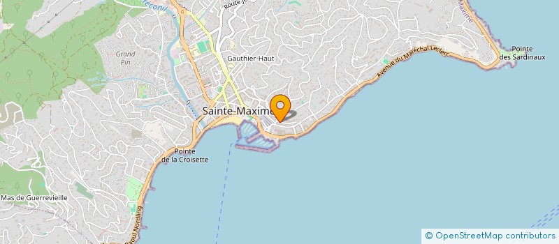 localisation de l'entreprise TERRE DE FEU à SAINTE-MAXIME