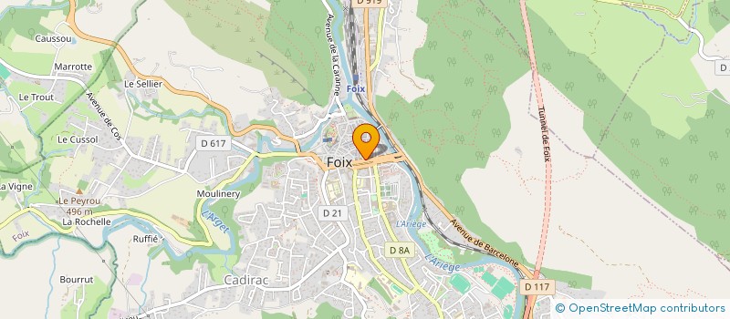 localisation de l'entreprise TERRE DE FRATERNITE - TERRA DE GERMANOR à FOIX