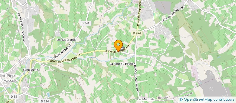 localisation de l'entreprise TERRE DE GHAYA  BEDOIN