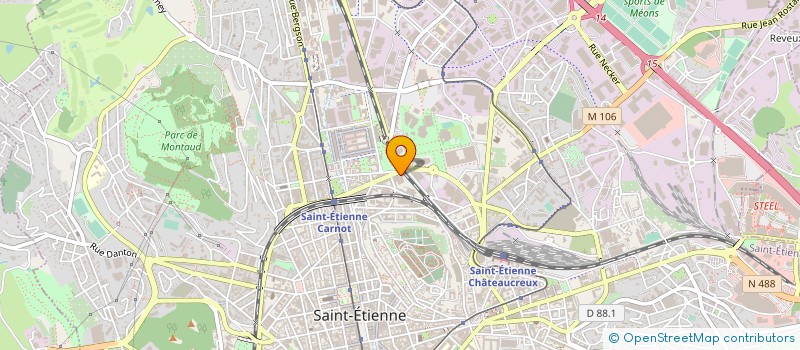 localisation de l'entreprise TERRE DE GLACE à SAINT-ETIENNE