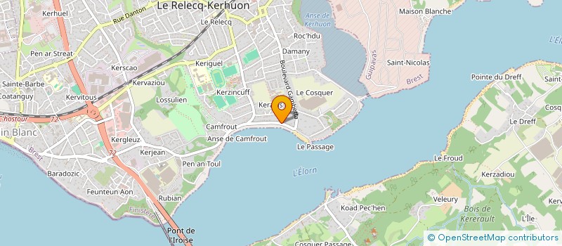 localisation de l'entreprise TERRE DE GLISSE  LE RELECQ-KERHUON