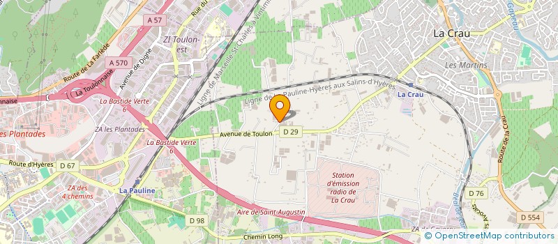 localisation de l'entreprise TERRE DE GRENADE  LA CRAU