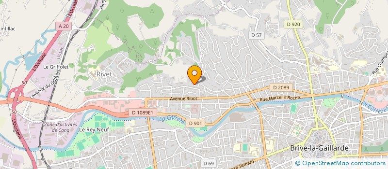 localisation de l'entreprise TERRE DE GUITARES  BRIVE-LA-GAILLARDE