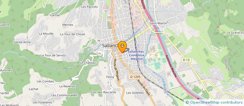localisation de l'entreprise TERRE DE JEUX à SALLANCHES