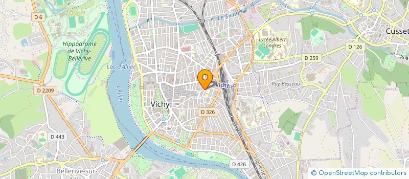 localisation de l'entreprise TERRE DE L'AFRIQUE à VICHY