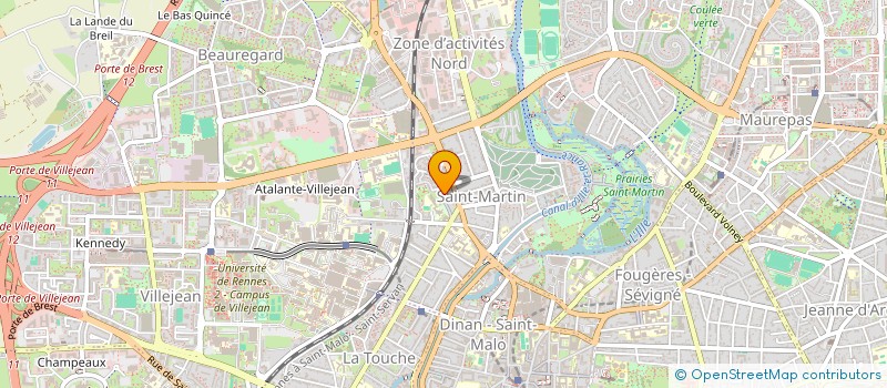 localisation de l'entreprise TERRE DE L'ALISIER  RENNES