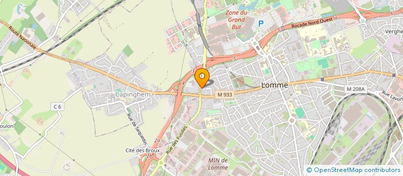 localisation de l'entreprise TERRE DE L'HOMME à LILLE