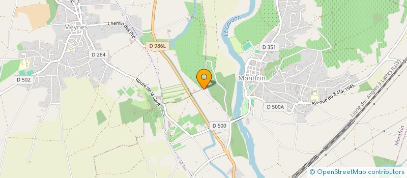 localisation de l'entreprise TERRE DE LA GRANGE  MONTFRIN