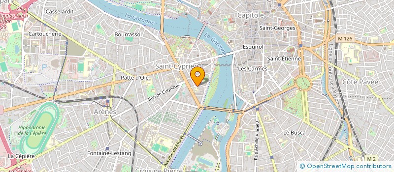 localisation de l'entreprise TERRE DE LIENS MIDI PYRENEES  TOULOUSE