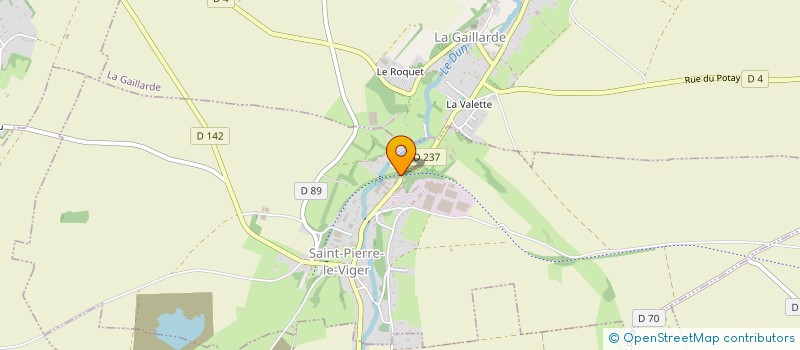 localisation de l'entreprise TERRE DE LIN  SAINT-PIERRE-LE-VIGER