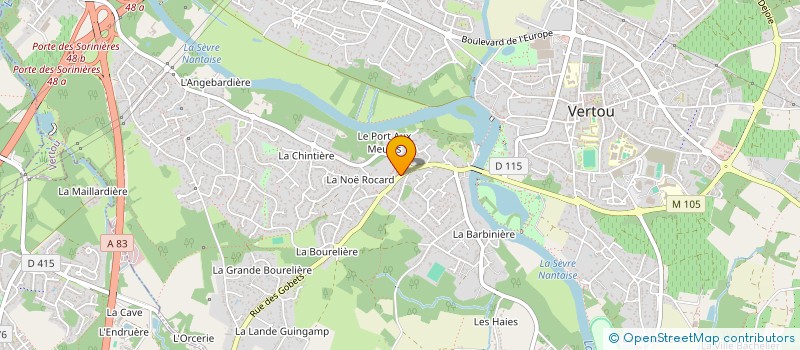 localisation de l'entreprise TERRE DE LUMIERE à VERTOU