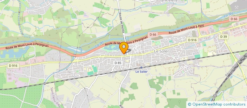 localisation de l'entreprise TERRE DE LUNE  LE SOLER