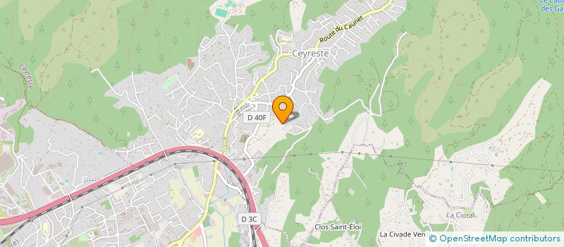 localisation de l'entreprise TERRE DE MAS à CEYRESTE