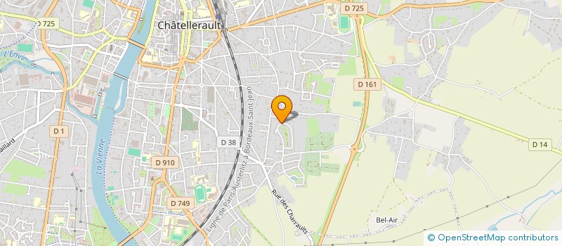 localisation de l'entreprise TERRE DE MATHS  CHATELLERAULT