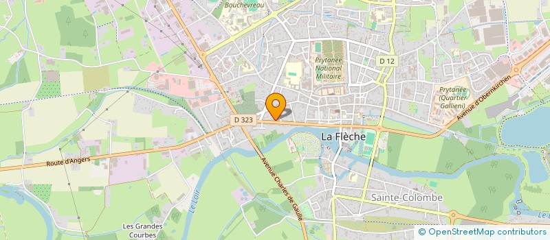localisation de l'entreprise TERRE DE PARFUMS à LA FLECHE