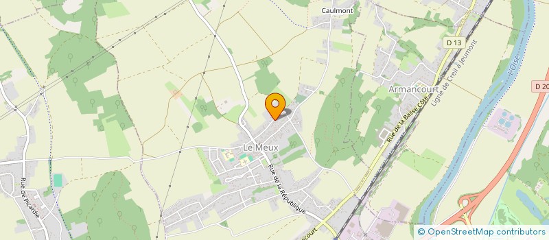 localisation de l'entreprise TERRE DE PATIENCE  LE MEUX