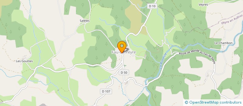 localisation de l'entreprise TERRE DE PEYRE  PEYRE EN AUBRAC