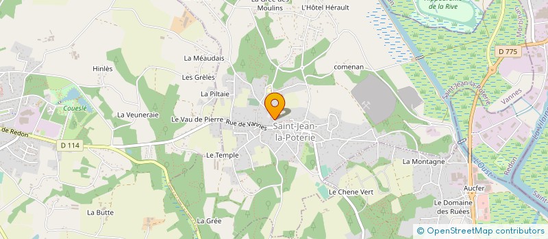 localisation de l'entreprise TERRE DE POTIANTES à SAINT-JEAN-LA-POTERIE