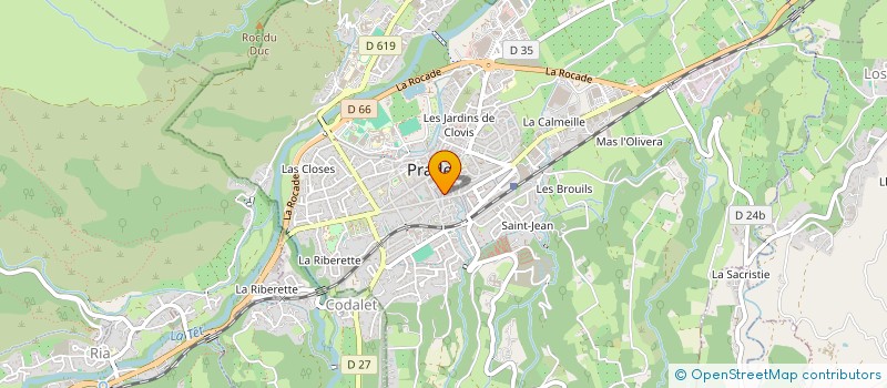 localisation de l'entreprise TERRE DE RECRE à PRADES