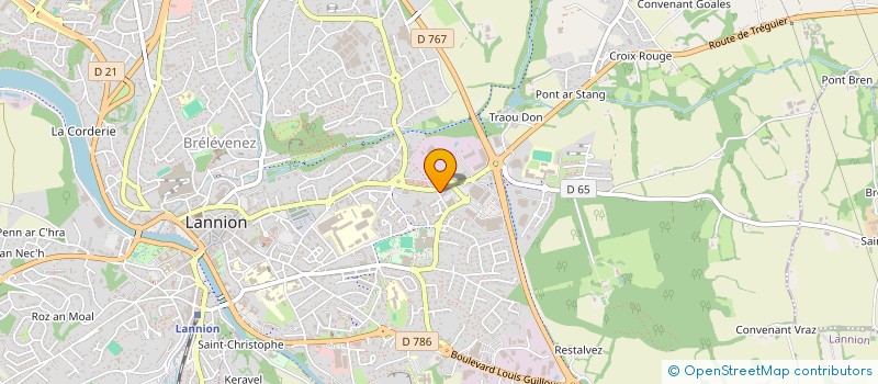 localisation de l'entreprise TERRE DE RUNNERS LANNION à LANNION