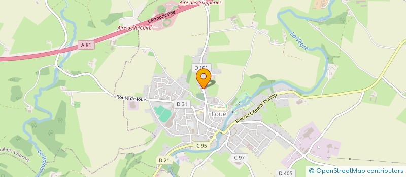 localisation de l'entreprise TERRE DE SARTHE à LOUE