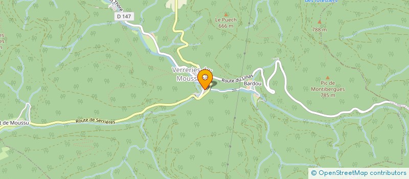 localisation de l'entreprise TERRE DE SENS  VERRERIES-DE-MOUSSANS