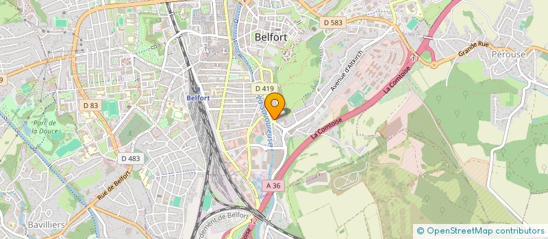 localisation de l'entreprise TERRE DE SOLEIL à BELFORT