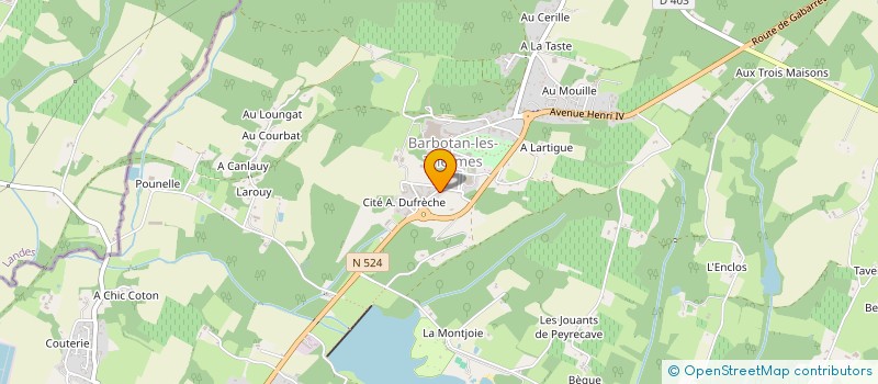 localisation de l'entreprise TERRE DE SOLEIL  CAZAUBON