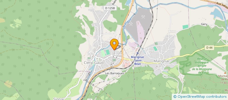 localisation de l'entreprise TERRE DE SOLIDARITES  CIERP-GAUD