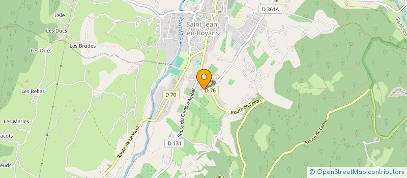 localisation de l'entreprise TERRE DE SONS à SAINT-JEAN-EN-ROYANS
