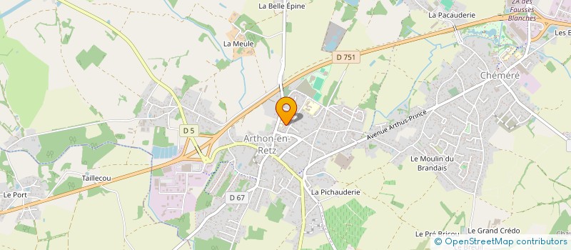 localisation de l'entreprise TERRE DE VIE à CHAUMES-EN-RETZ