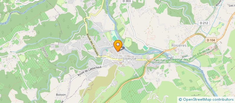 localisation de l'entreprise TERRE DE VIE  JOYEUSE