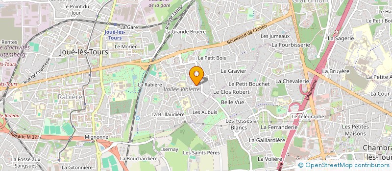 localisation de l'entreprise TERRE DE VIE à JOUE-LES-TOURS