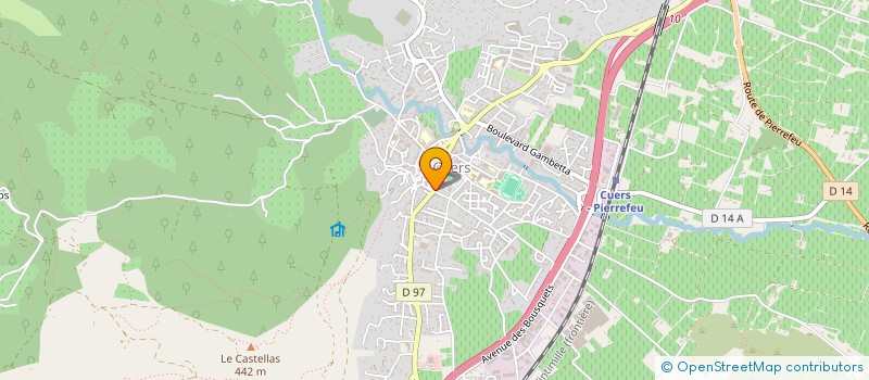 localisation de l'entreprise TERRE DE VIGNES  CUERS