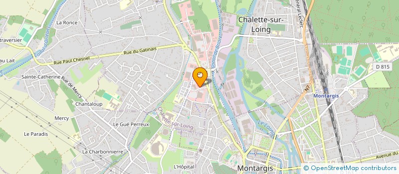 localisation de l'entreprise TERRE DE VIGNOBLES  CHALETTE-SUR-LOING