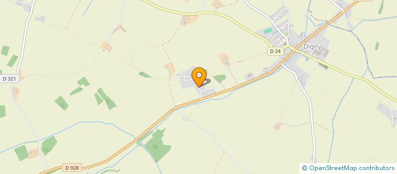 localisation de l'entreprise TERRE DELICES à DIGNY