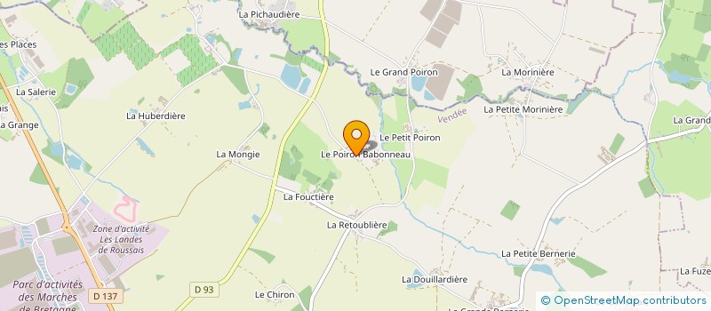 localisation de l'entreprise TERRE DES CHENES à MONTAIGU-VENDEE