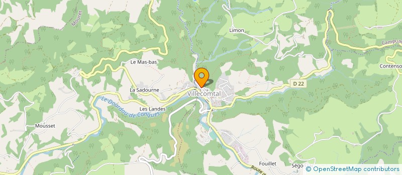 localisation de l'entreprise TERRE DES ENFARINES  VILLECOMTAL