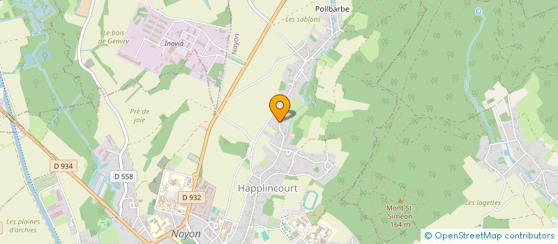 localisation de l'entreprise TERRE DES HOMMES  NOYON