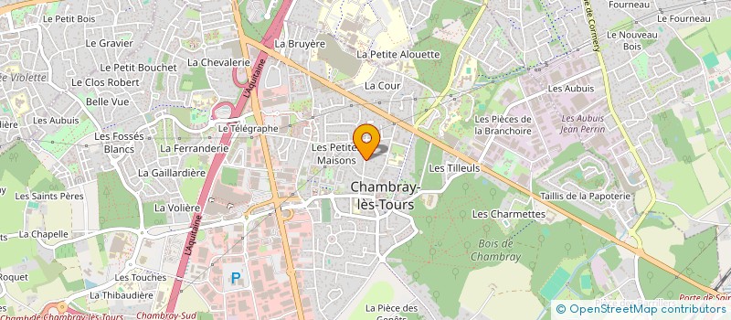 localisation de l'entreprise TERRE DES MONDES  CHAMBRAY-LES-TOURS