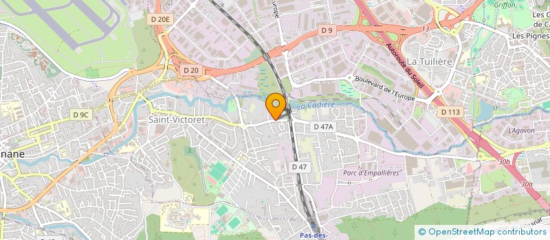 localisation de l'entreprise TERRE DES NEIGES  SAINT-VICTORET