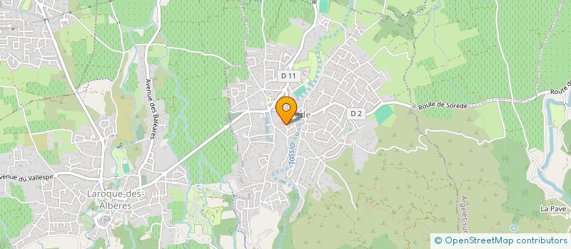 localisation de l'entreprise TERRE DES OMS  SOREDE