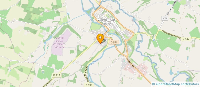 localisation de l'entreprise TERRE DES PINS  VALENCE-SUR-BAISE