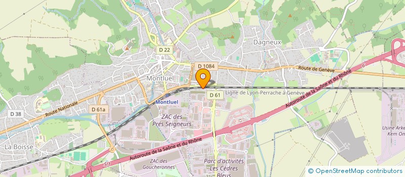 localisation de l'entreprise TERRE DES PRINCES  DAGNEUX