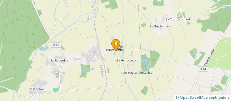 localisation de l'entreprise TERRE DES ROCHES  VAY