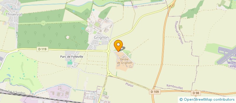 localisation de l'entreprise TERRE DES YVELINES  THIVERVAL-GRIGNON