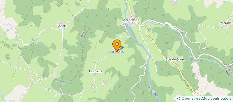 localisation de l'entreprise TERRE & DOMAINES à ARRONNES